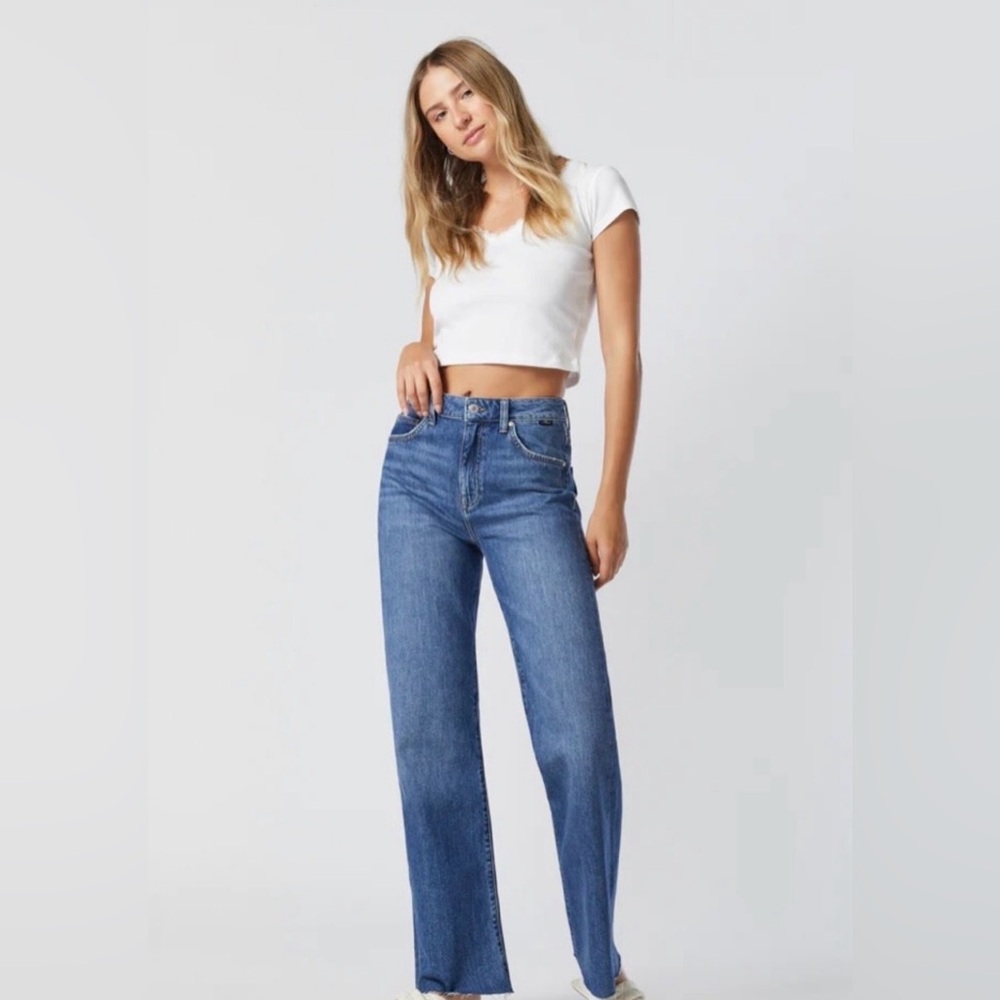 Mavi Victoria‎ High Waisted Wide Leg Women’s Jeans Size 26
